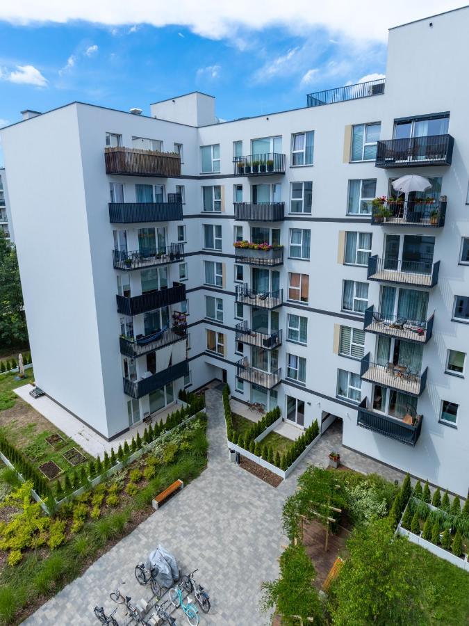 Bielany Apart Joanny Obok Metra Varşovia Exterior foto