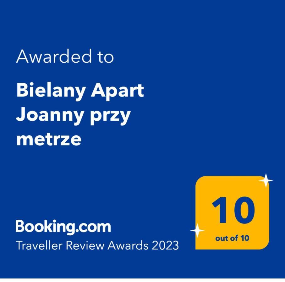Bielany Apart Joanny Obok Metra Varşovia Exterior foto